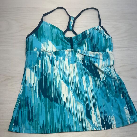 Nike Women's Size 8 Swim Top Tank With Built In Support Tennis Fitness - Picture 1 of 6